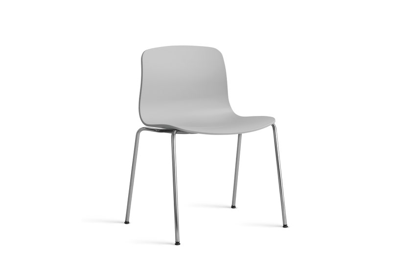 Chaise AAC16 de HAY, Piétement acier chromé, Concrete grey 2.0 Chaise AAC16 de HAY, Piétement acier chromé, Concrete grey 2.0