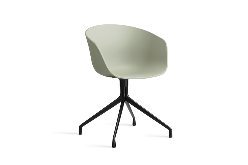 Fauteuil AAC 20 de Hay, Structure noire, Pastel green 2.0 Fauteuil AAC 20 de Hay, Structure noire, Pastel green 2.0