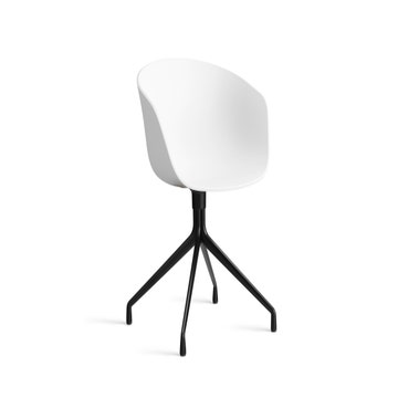 Fauteuil AAC 20 de Hay, Structure noire, White 2.0