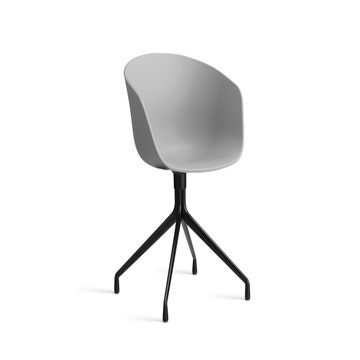 Fauteuil AAC 20 de Hay, Structure noire, Concrete grey 2.0