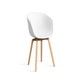 Fauteuil AAC 22 de Hay, Piètement en chêne vernis naturel, White 2.0