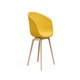Fauteuil AAC23, Pieds en chêne vernis naturel, Steelcut Trio 446
