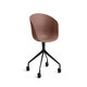 Fauteuil AAC 24, Structure aluminium noir, Soft brick 2.0