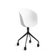 Fauteuil AAC 24, Structure aluminium noir, White 2.0