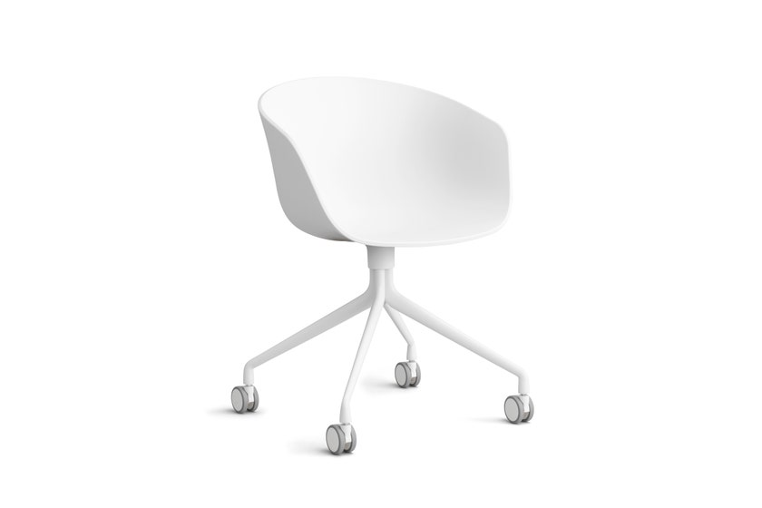 Fauteuil AAC 24 de Hay, Structure aluminium blanc, White 2.0 Fauteuil AAC 24 de Hay, Structure aluminium blanc, White 2.0