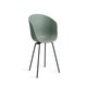 Fauteuil AAC 26 de Hay, Piètement métal noir, Fall green 2.0