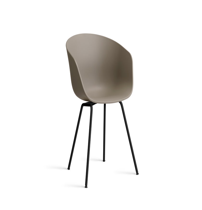 Fauteuil AAC 26 de Hay, Piètement métal noir, Khaki 2.0