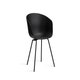 Fauteuil AAC 26 de Hay, Piètement métal noir, Black 2.0