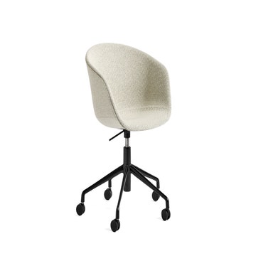 Fauteuil AAC53 de Hay, Piétement en aluminium teinté noir, Coda 100