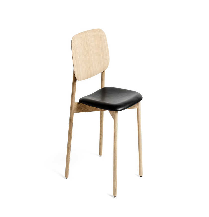 Chaise SOFT EDGE 60 de Hay, Sense black