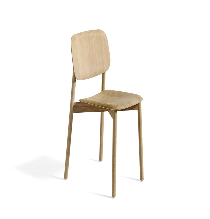 Chaise SOFT EDGE 60 de Hay, Chêne vernis naturel