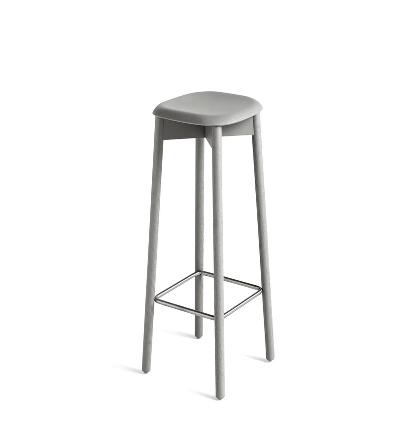 Tabouret SOFT EDGE 32 LOW H.65  cm de Hay, Soft grey