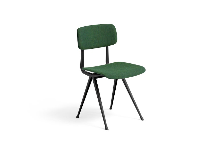 Chaise RESULT de Hay, Structure noire, Tissu Remix 982 Chaise RESULT de Hay, Structure noire, Tissu Remix 982