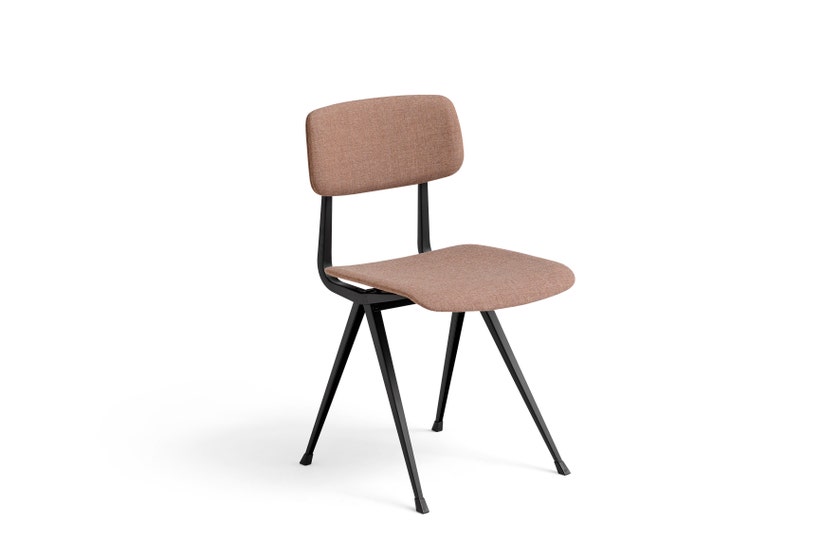 Chaise RESULT de Hay, Structure noire, Tissu Canvas 356 Chaise RESULT de Hay, Structure noire, Tissu Canvas 356