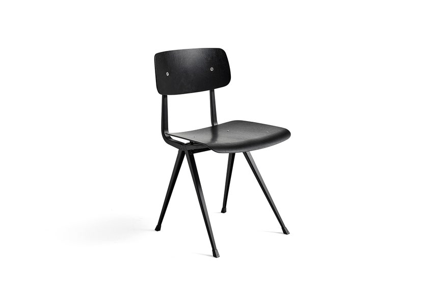 Chaise RESULT de Hay, Structure noire, Black Chaise RESULT de Hay, Structure noire, Black