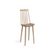 Chaise J77, chêne huilé foncé