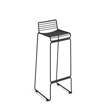 Tabouret de bar HEE LOW H.65 de Hay, Noir