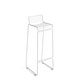 Tabouret de bar HEE LOW H.65, Blanc