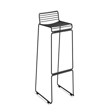 Tabouret de bar HEE HIGH de Hay, H.75 cm, Noir
