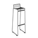 Tabouret de bar HEE HIGH, H.75 cm, Noir