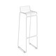 Tabouret de bar HEE HIGH, H.75 cm, Blanc