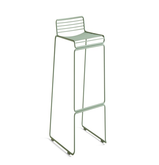 Tabouret de bar HEE HIGH de Hay, H.75 cm, Fall green