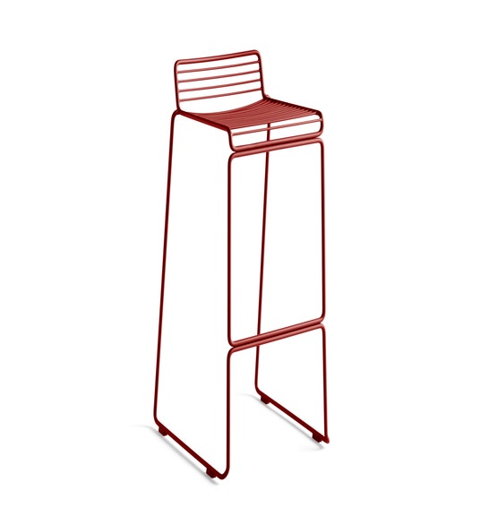 Tabouret de bar HEE HIGH de Hay, H.75 cm, Rouille
