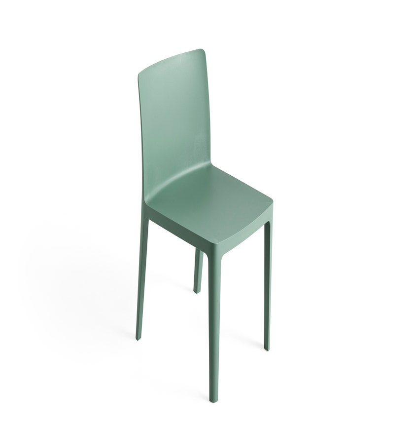 Chaise ÉLÉMENTAIRE de Hay, Smoky green