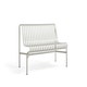 Banc avec dossier PALISSADE, Sans accoudoir, Sky grey