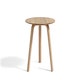 Table basse BELLA, 45 x 49 cm, Chêne vernis naturel