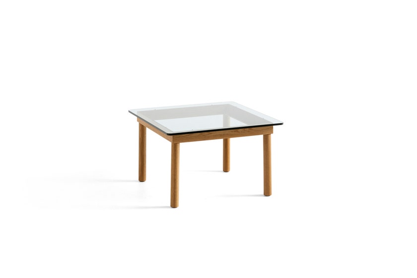 Table basse KOFI de Hay, Verre transparent, 60 x 60 cm, Chêne naturel Table basse KOFI de Hay, Verre transparent, 60 x 60 cm, Chêne naturel