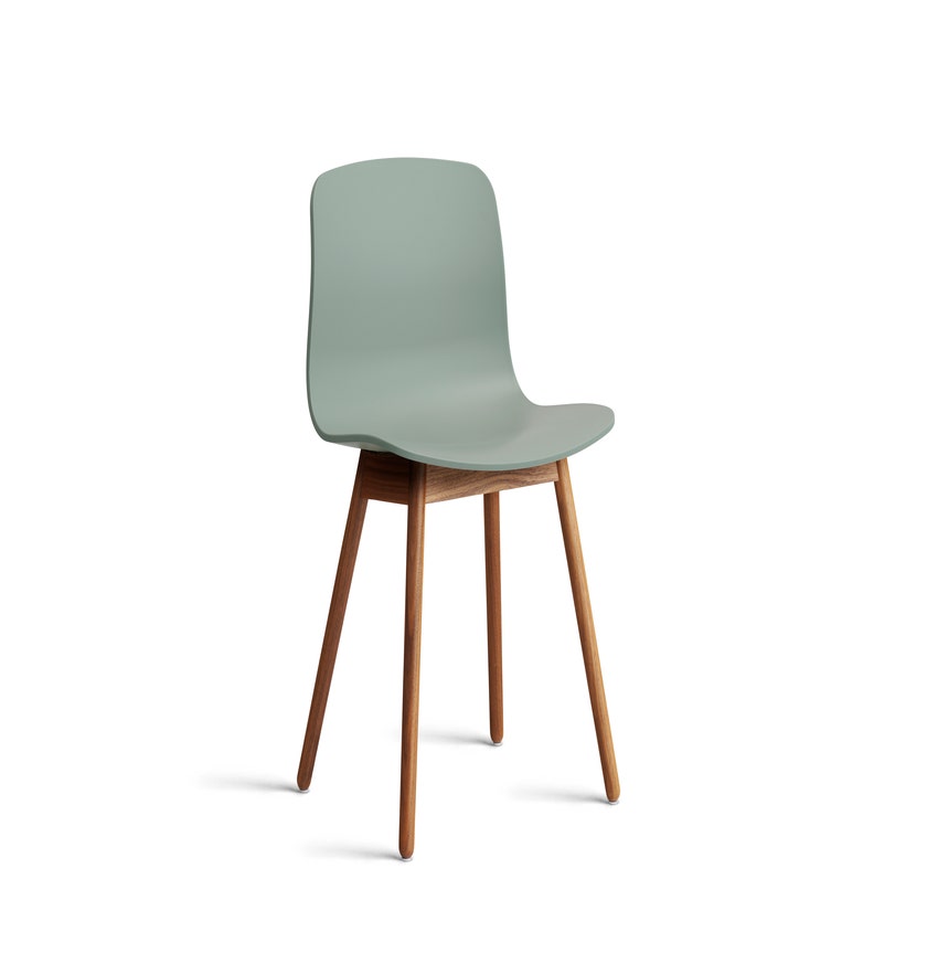 Chaise AAC12 de Hay, Piètement en noyer, Fall green 2.0
