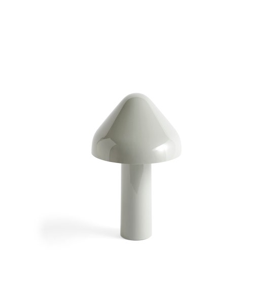 Lampe nomade sans fil PAO de Hay, Cool grey