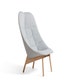 Fauteuil lounge UCHIWA QUILT, Pieds en chêne vernis naturel, Mode 002 / Remix 123 