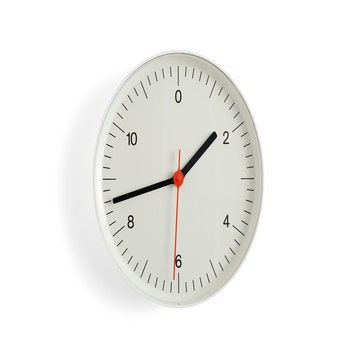 Horloge WALL CLOCK de Hay, White