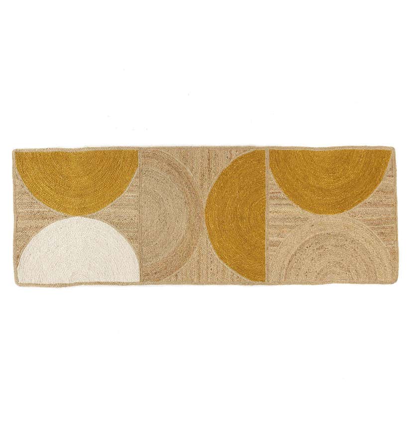 Tapis intérieur ROCKY d'Elitis, 80 x 250 cm, Banane