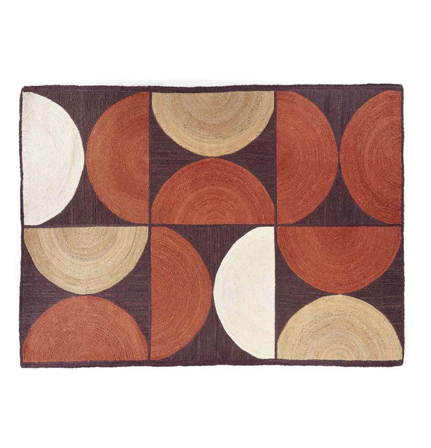 Tapis intérieur ROCKY d'Elitis, 250 x 350 cm, Terracotta