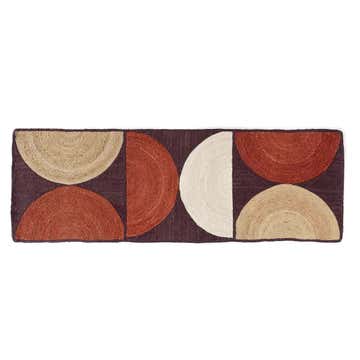 Tapis intérieur ROCKY d'Elitis, 80 x 250 cm, Terracotta