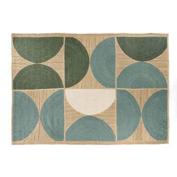 Tapis intérieur ROCKY d'Elitis, 180 x 250 cm, Sauge