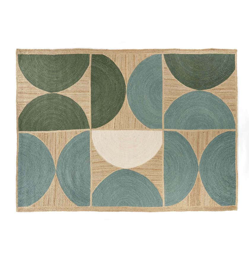 Tapis intérieur ROCKY d'Elitis, 180 x 250 cm, Sauge