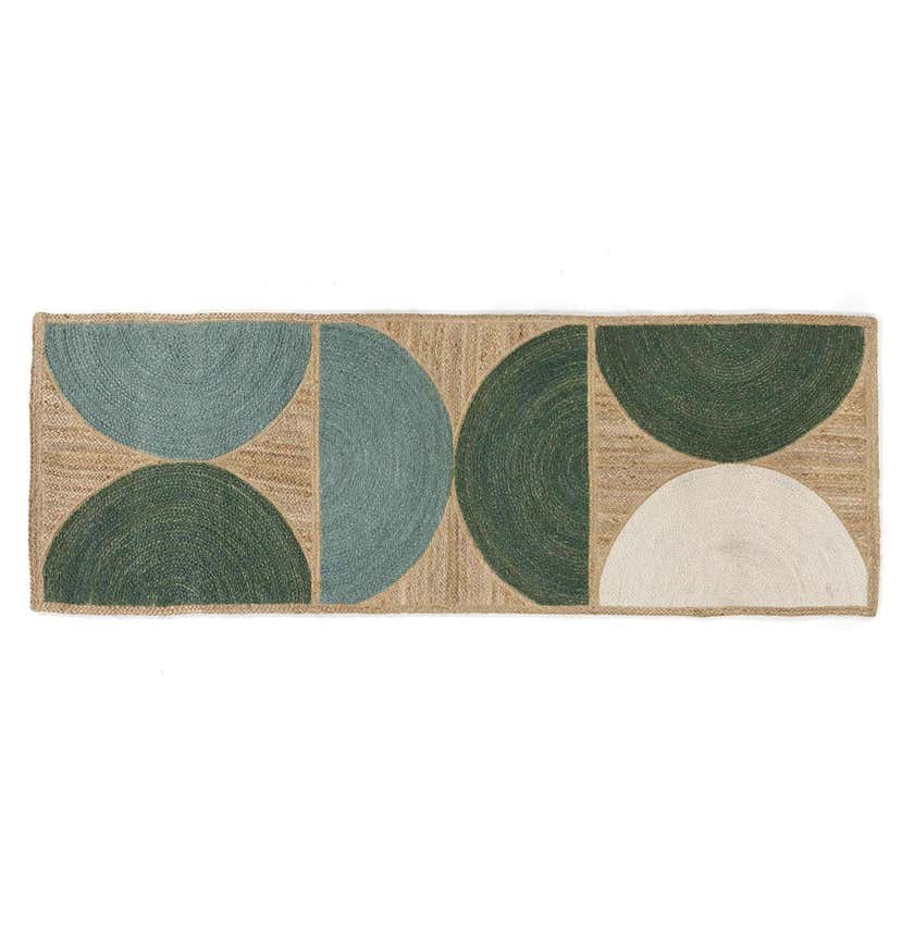 Tapis intérieur ROCKY d'Elitis, 80 x 250 cm, Sauge