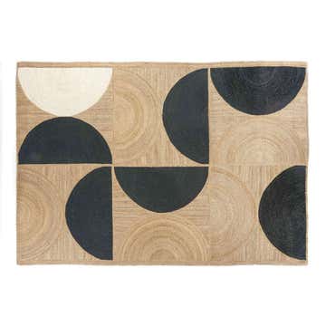 Tapis intérieur ROCKY d'Elitis, 180 x 250 cm, Black