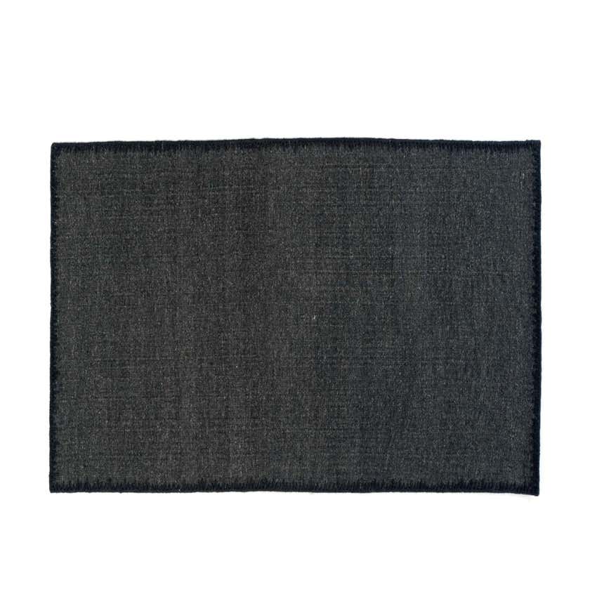 Tapis intérieur TENERE d'Elitis, 80 x 160 cm, Anthracite