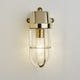 Applique ADMIRAL de Nautic, Laiton poli, Verre clair