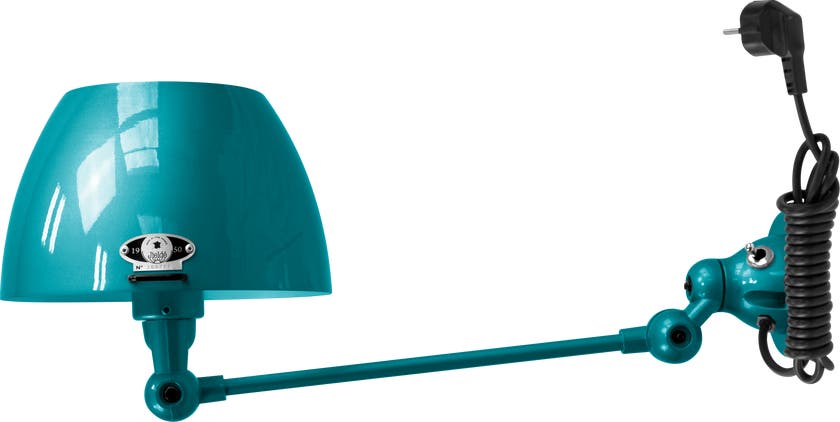 Applique AICLER AIC301CS de Jieldé, avec interrupteur, Bleu océan Applique AICLER AIC301CS de Jieldé, avec interrupteur, Bleu océan