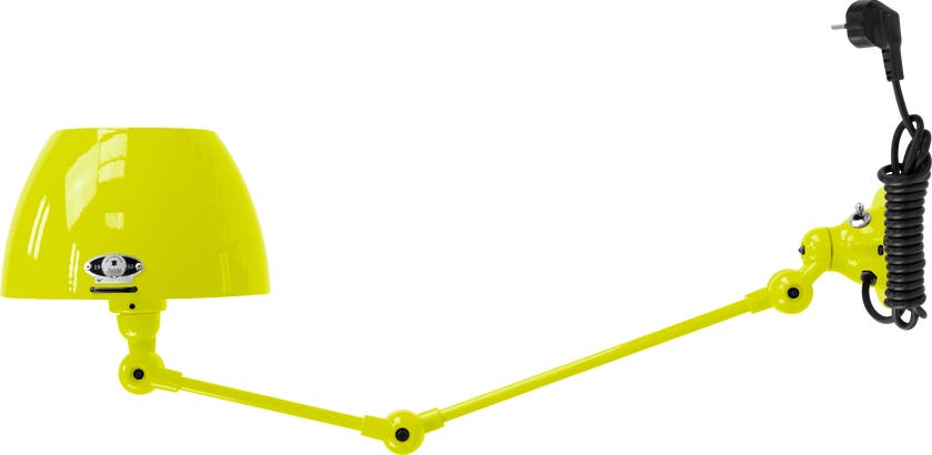 Applique AICLER AIC371CS de Jieldé, avec interrupteur, Jaune souffre Applique AICLER AIC371CS de Jieldé, avec interrupteur, Jaune souffre