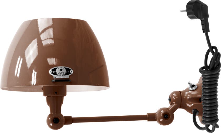 Applique AICLER AIC701CS de Jieldé, avec interrupteur, Chocolat Applique AICLER AIC701CS de Jieldé, avec interrupteur, Chocolat