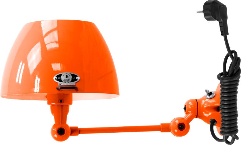 Applique AICLER AIC701CS de Jieldé, avec interrupteur, Orange Applique AICLER AIC701CS de Jieldé, avec interrupteur, Orange