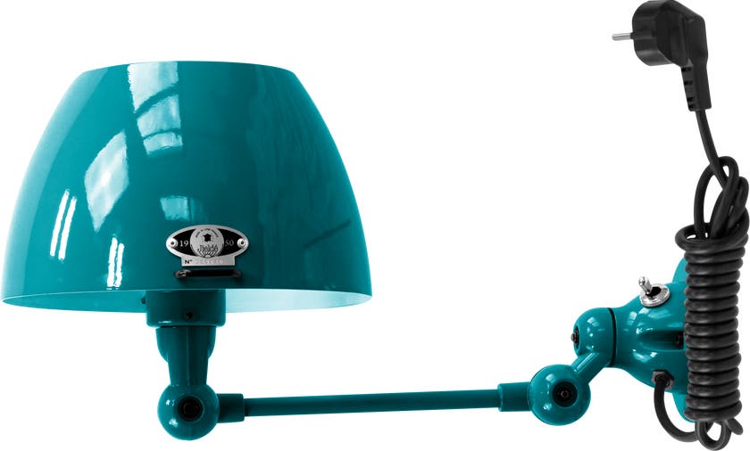 Applique AICLER AIC701CS de Jieldé, avec interrupteur, Bleu océan Applique AICLER AIC701CS de Jieldé, avec interrupteur, Bleu océan
