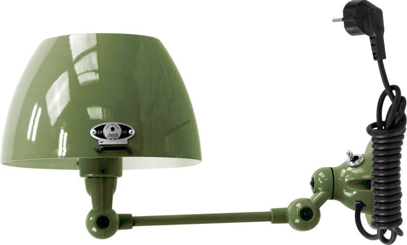 Applique AICLER AIC701CS de Jieldé, avec interrupteur, Vert olive Applique AICLER AIC701CS de Jieldé, avec interrupteur, Vert olive